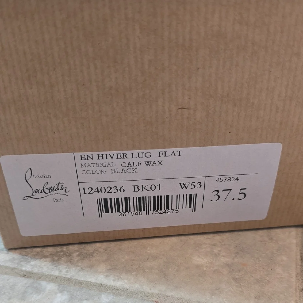 Christian Louboutin Black Combat Boots with Silver Accents - Picture 7 of 11